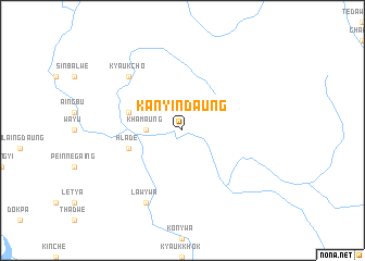 map of Kanyindaung