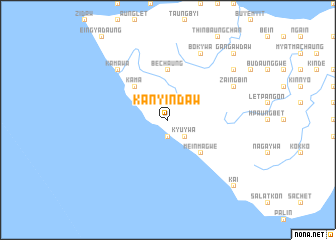 map of Kanyindaw