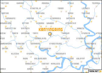 map of Kanyingaing