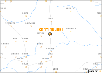 map of Kanyinguasi
