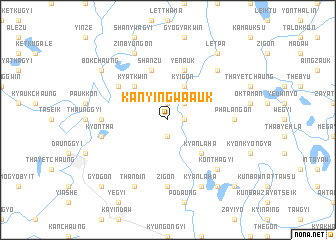 map of Kanyingwa-auk