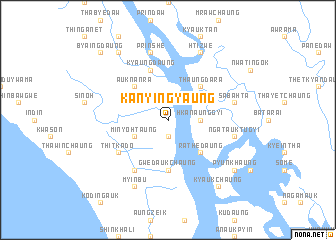 map of Kanyingyaung