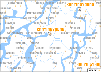 map of Kanyingyaung