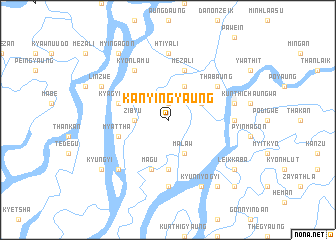 map of Kanyingyaung