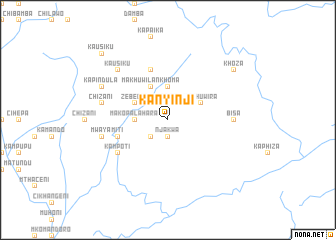 map of Kanyinji