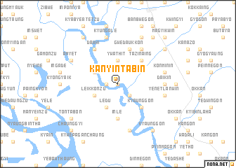 map of Kanyintabin