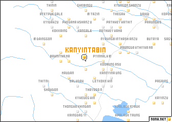 map of Kanyintabin