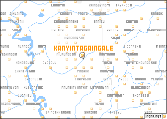 map of Kanyintagaing Alè