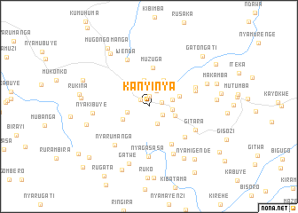 map of Kanyinya