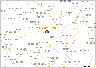 map of Kanyinya