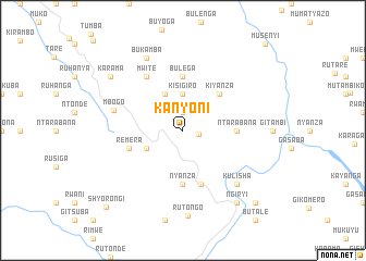 map of Kanyoni