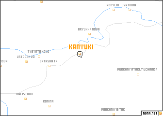 map of Kanyuki