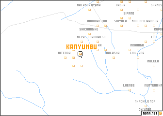 map of Kanyumbu