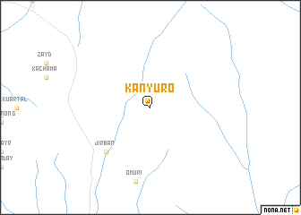 map of Kanyuro