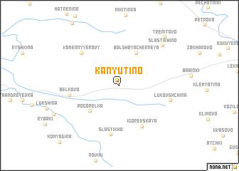 map of Kanyutino