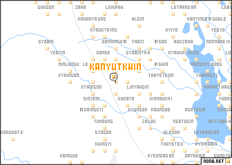 map of Kanyutkwin