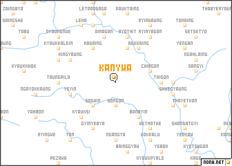 map of Kanywa