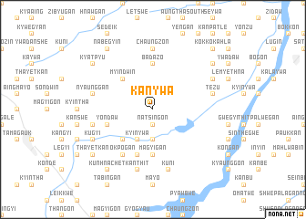 map of Kanywa