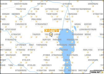 map of Kanywa