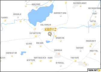 map of Kanyz