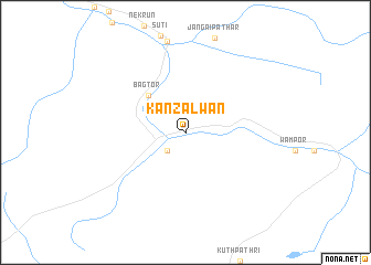 map of Kanzalwan