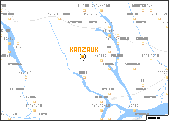 map of Kanzauk