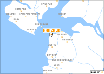 map of Kanzauk