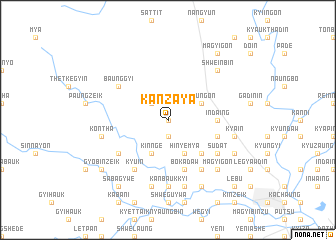 map of Kanzaya