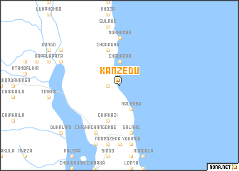 map of Kanzedu