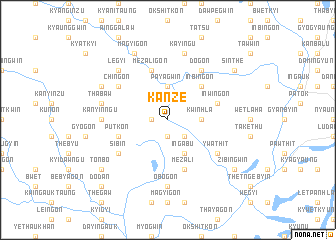 map of Kanze