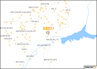 map of Kānzī