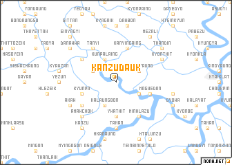 map of Kanzudauk