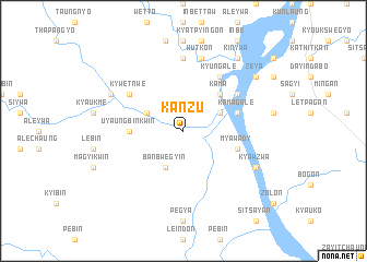 map of Kanzu