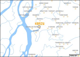 map of Kanzu
