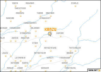 map of Kanzu