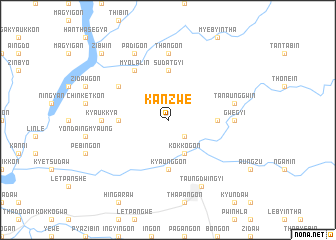 map of Kanzwe