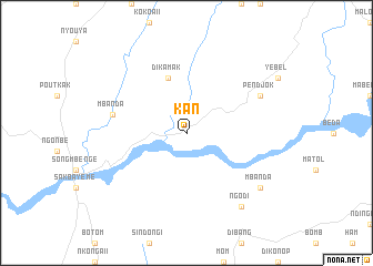 map of Kan