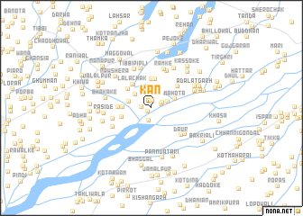 map of Kān