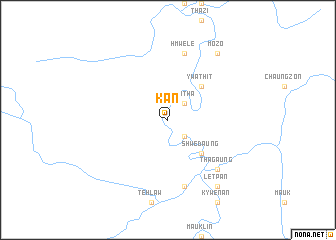 map of Kan