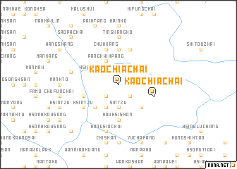 map of Kaochia Chai