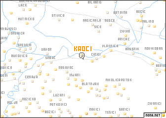 map of Kaoci