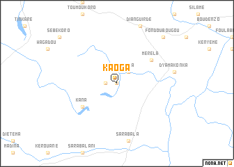 map of Kaoga