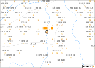 map of Kaogo