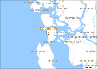 map of Kaôh Kapĭ