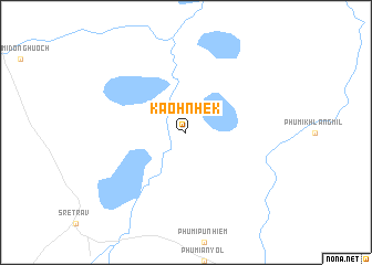 map of Kaôh Nhêk