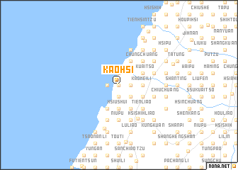 map of Kao-hsi