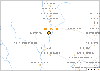 map of Kaôh Sla