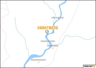 map of Kaôh Tbêng