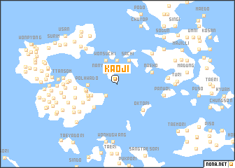 map of Kaŏji