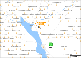 map of Kaokay